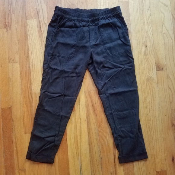 Joie | Black Saphine Cuffed Pull-On Pants Size XS - Picture 5 of 8